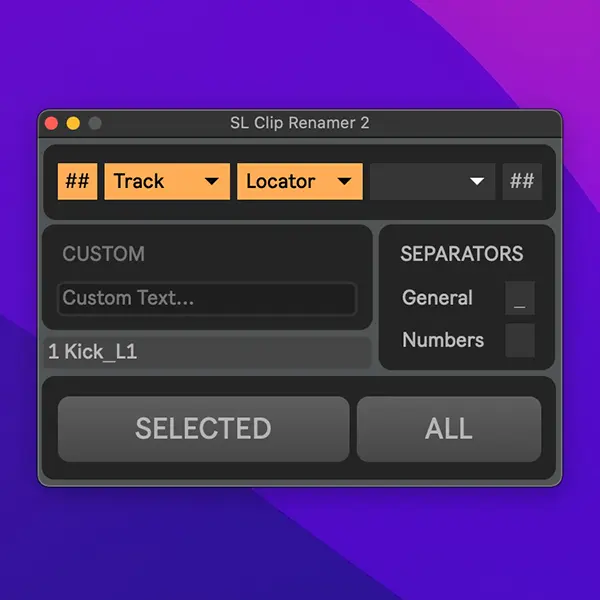 SL Clip Renamer